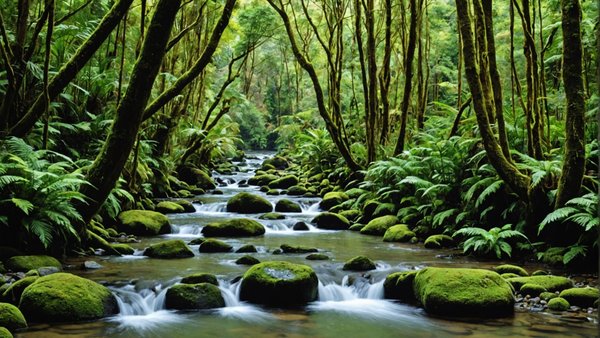 Quels hébergements en Nouvelle-Zélande offrent des cours de maori et des balades en forêt tropicale?