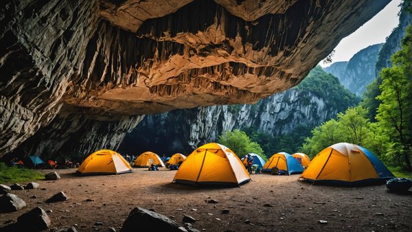 Comment organiser un camping pour une expédition de spéléologie en région karstique ?